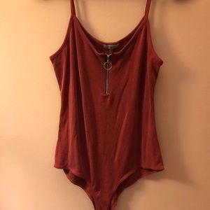 Blood orange body suite